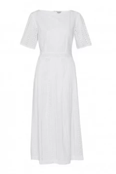 Image of Great Plains Betsy Broidery Midi Dress Optic White