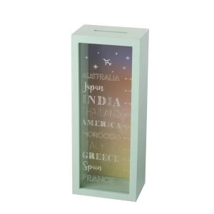 Image of Green Travelling Fund Moneybox Frame