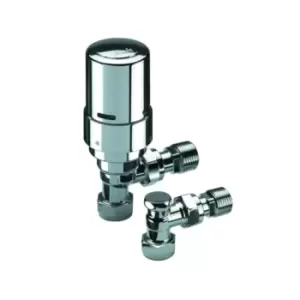 Image of Danfoss Ras-D2 8/10/15mm Reversible Angled TRV & Lockshield Liquid Sensor Pack 013G601600