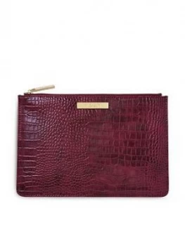 Image of Katie Loxton Celine Pouch - Burgundy