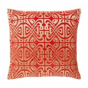 Image of Biba Logo Cushion - AO Orange