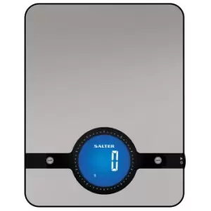 Image of Salter Geo 5kg Digital Kitchen Scale - Stainless Steel