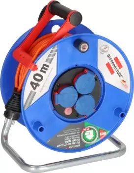Image of Brennenstuhl 1208750 cord reel 3 AC outlet(s) 40 m
