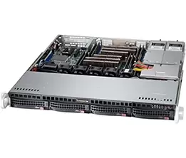 Image of Supermicro SuperChassis 813MFTQ-R606CB Rack Black, Grey 600 W