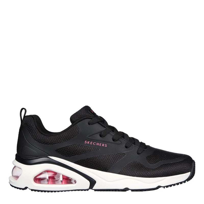 Image of Skechers Tres-Air Uno - Revolution-Airy Black/Pink female 3 (36)