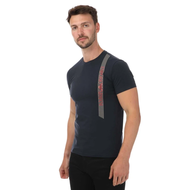 Image of Emporio Armani Loungewear T-Shirt - Blue Blue M