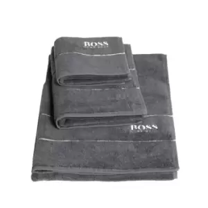 Image of Boss Egyptian Cotton Plain Towel - Grey