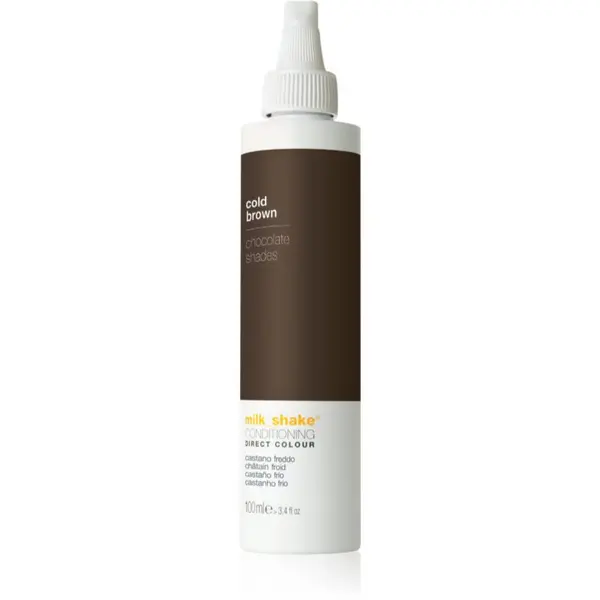 Image of Milk Shake Direct Colour toning conditioner for intensive hydration Cold Brown 100ml