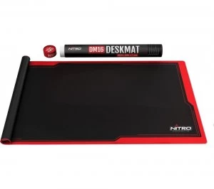Image of DM16 Deskmat Gaming Surface, 1600 x 800 mm - Red