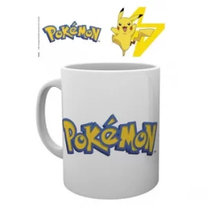 Image of Pokemon Logo And Pikachu Mug