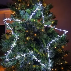 Image of 60cm Large Christmas Animated LED Star Silhouette 280 LED Outdoor Garden Decoration