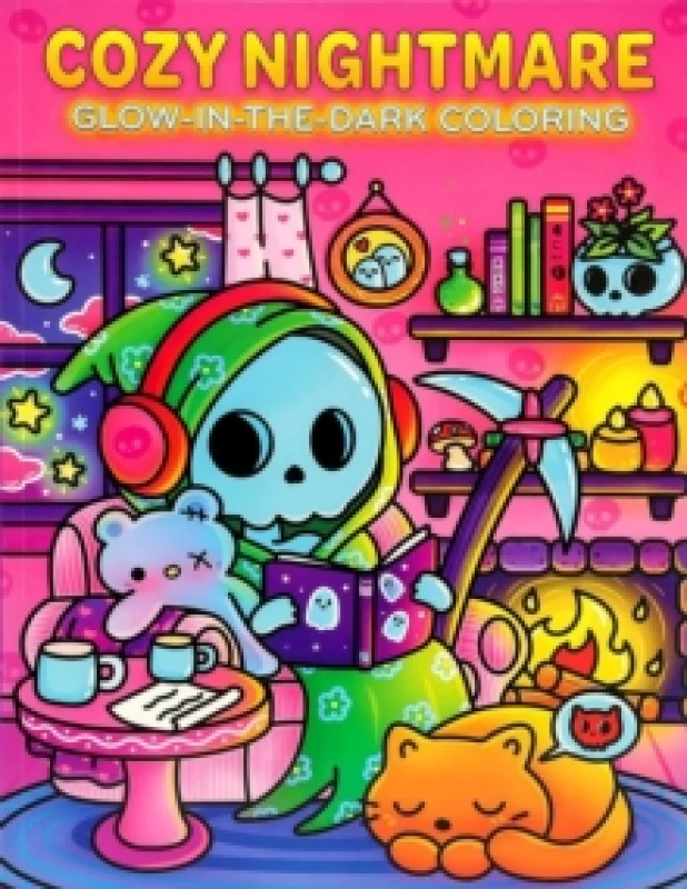 Image of Cozy Nightmare Glow-in-the-Dark Coloring Paperback / softback