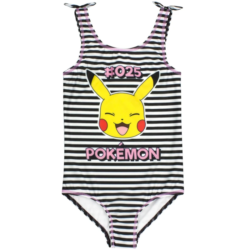 Image of Pokemon 1 Piece Swimming Costume Black