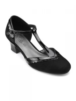 Image of Hotter Vivenne Hotter T Bar Formal Shoe Black