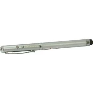 Image of Rolson 4-in-1 Laser Pointer Pen Silver 1230082