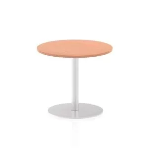 Image of Italia Poseur Table Round 600 Top 725 High Beech