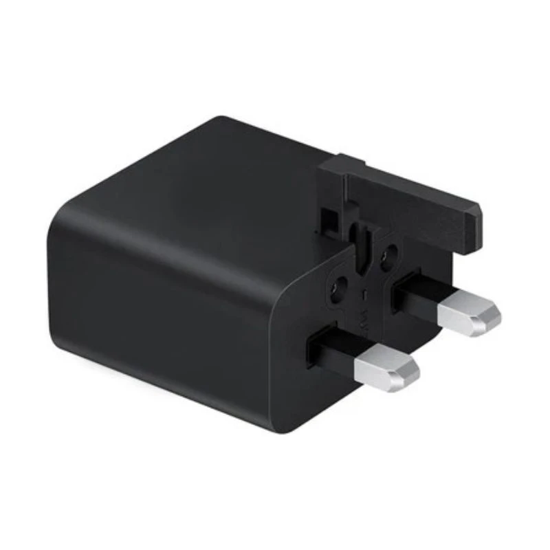 Image of FDL 2 PORT 1 USB-A & 1 USB-C UK TRAVEL CHARGER 20W - BLACK