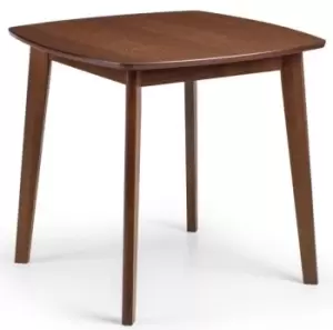Image of Julian Bowen Lennox Walnut Wooden Square Table