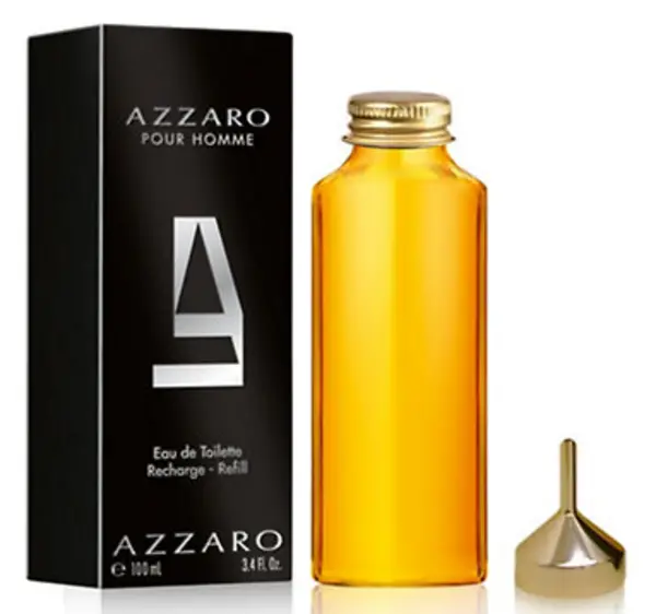 Image of Azzaro Pour Homme Eau de Toilette Refill Bottle For Him 100ml