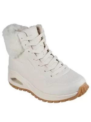 Image of Skechers Uno Rugged Fall Air Boots, Natural, Size 6, Women