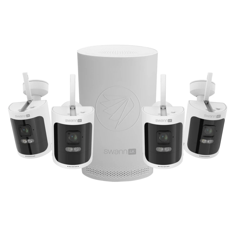 Image of Swann Swann AllSecure 4K Wireless Security Camera System - 4 Pack