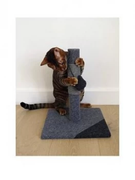 Image of Rosewood Charcoal Felt Cat Post
