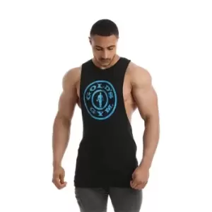 Image of Golds Gym Stretch Vest Mens - Black
