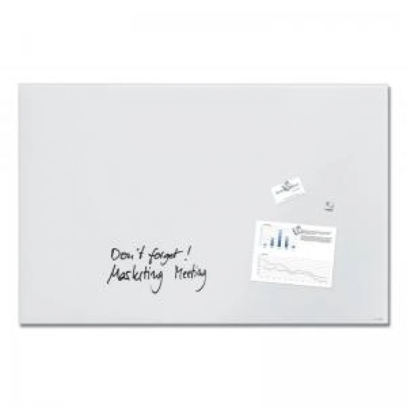 Image of Artverum Magnetic Glass Drywipe Board Matt Super White 1000x650 DD - GL541
