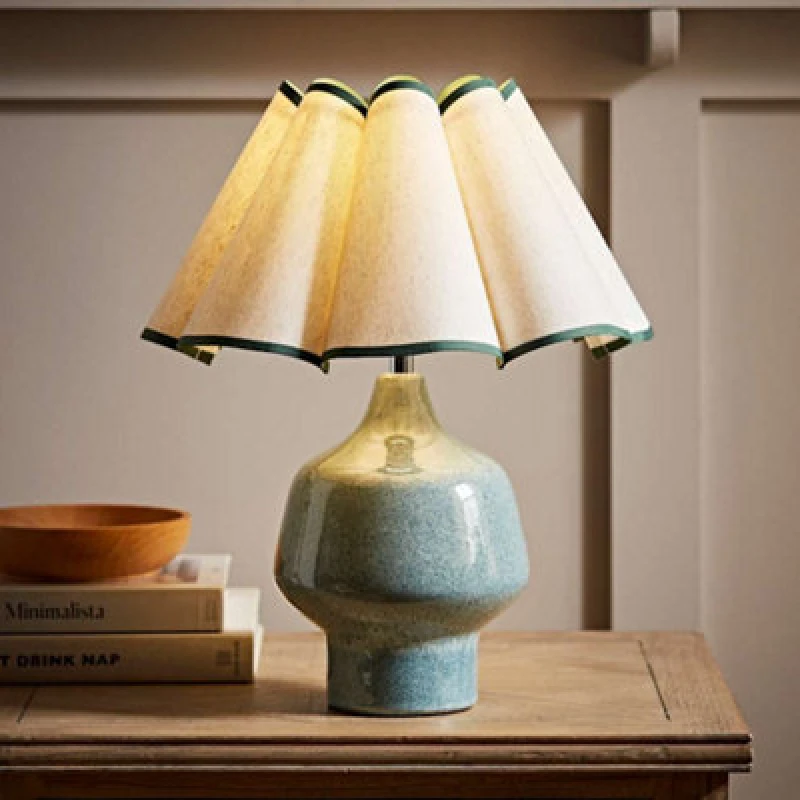 Image of Jamie Green Ceramic Table Lamp