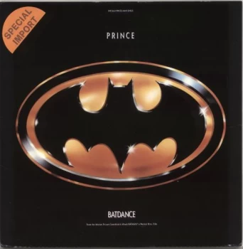 Image of Prince Batdance - Batmix 1989 USA 12" vinyl 921257-0