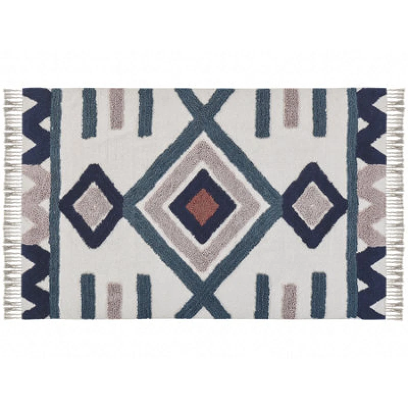 Image of Beliani Rug Kozlu Multicolour 160 X 230 Cm Cotton