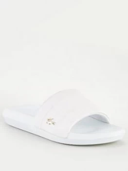 Image of Lacoste Croco Slide Flat Sandal