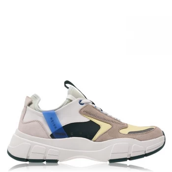 Image of Reiss Liam Monster Trainers - Green/Mint