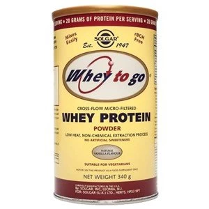 Image of Solgar Whey To Go Protein Powder Natural Vanilla 907g