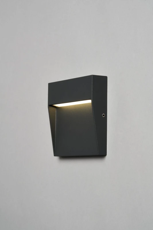 Image of Zink Puya 3W LED Square 10cm Guide Light Cool White in Anthracite
