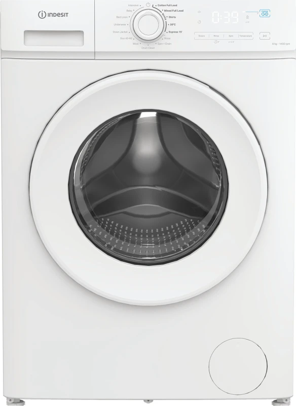 Image of Indesit My Time IMA 864 MY TIME UK 8kg Washing Machine with 1400 rpm - White - A Rated