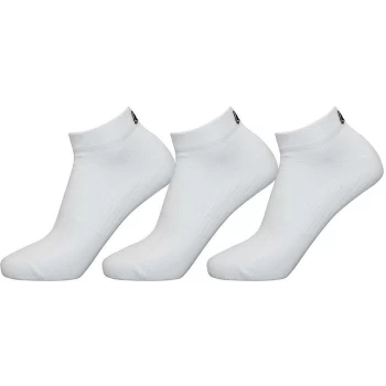 Image of Sports Trainer Socks (3 Pairs) - 8-12 - White - Exceptio