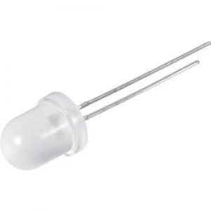 Image of LED wired White Circular 10 mm 1200 mcd