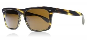 Image of Oliver Peoples Brodsky Sunglasses Semi Matte Cocobolo 1474N9 Polariserade 55mm