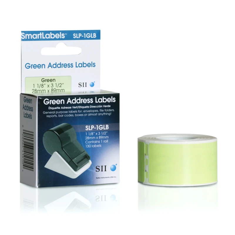 Image of Seiko Instruments Seiko Instruments SLP-1GLB Green Self-adhesive printer label 42100601