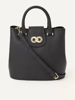 Image of Accessorize Metal Detail Handheld, Black, Women