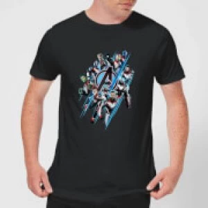 Image of Avengers: Endgame Logo Team Mens T-Shirt - Black