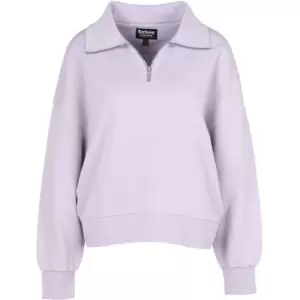 Image of Barbour International Lando Half-Zip Sweatshirt - Purple