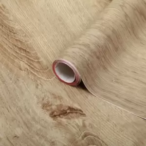 Image of D-C-Fix Oak Mid Sheen Wood Effect Self-Adhesive Film (L)2M (W)675mm