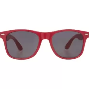 Image of Bullet Sun Ray RPET Sunglasses (One Size) (Red)