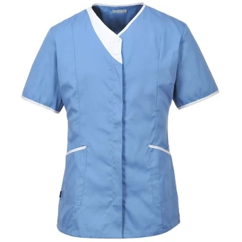 Image of LW13HBRM - sz M Modern Tunic - Hospital Blue - Portwest