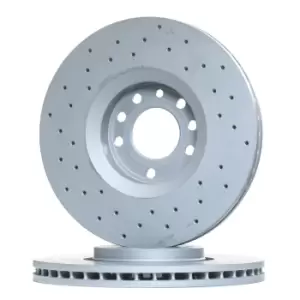 Image of ZIMMERMANN Brake disc Perforated 430.1499.52 Brake rotor,Brake discs OPEL,SAAB,CADILLAC,Vectra C Caravan (Z02),Signum CC (Z03)