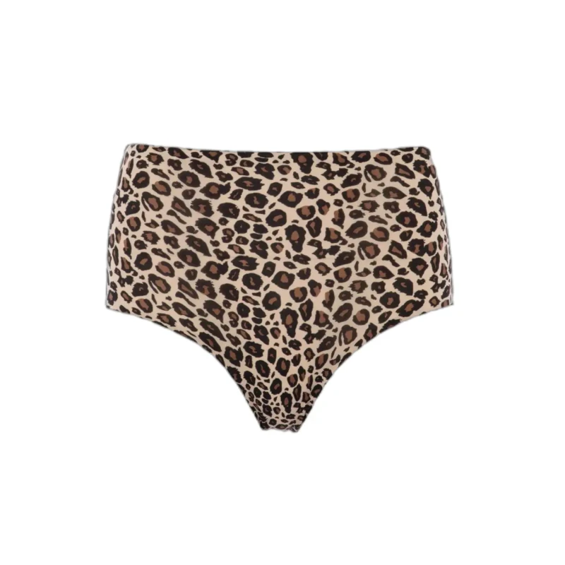 Image of Chantelle Soft Stretch Knickers with High Waist Nude Leopard Women ONE SIZE