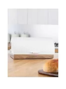 Image of Morphy Richards Dimensions Roll Top Bread Bin - Ivory Cream