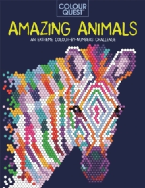 Image of Colour Quest: Amazing Animals : An Extreme Colour by Numbers Challenge Paperback / softback